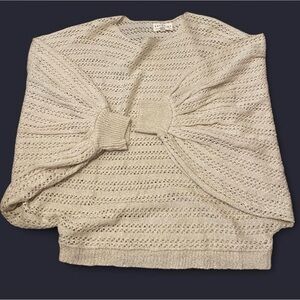 Chic Beige Knit Sweater